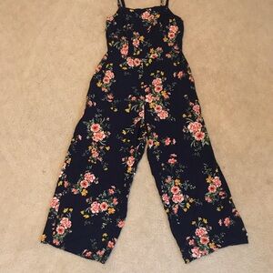 Floral Print Jumpsuit